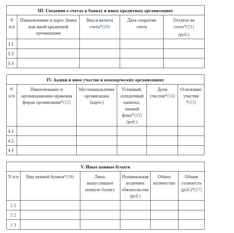 Реестр текущих